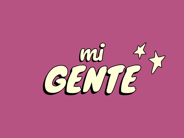 a purple background with yellow text and stars