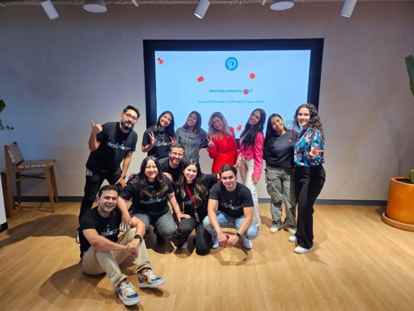 a group of people posing for a photo