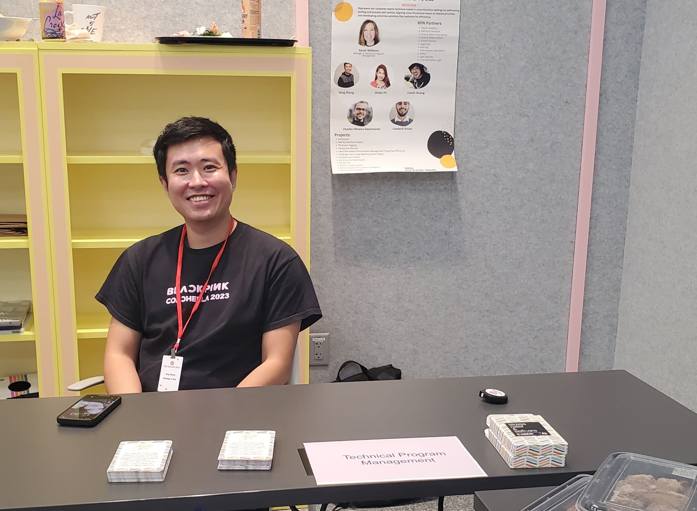 a person sitting at a table
