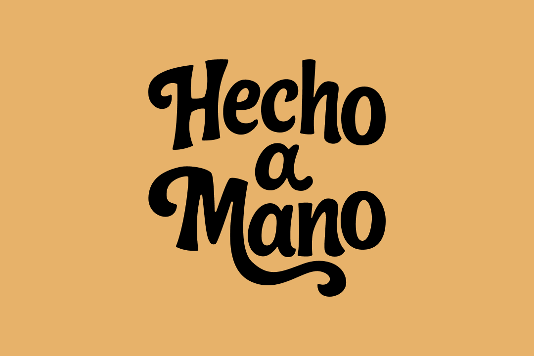 a black text on a tan background