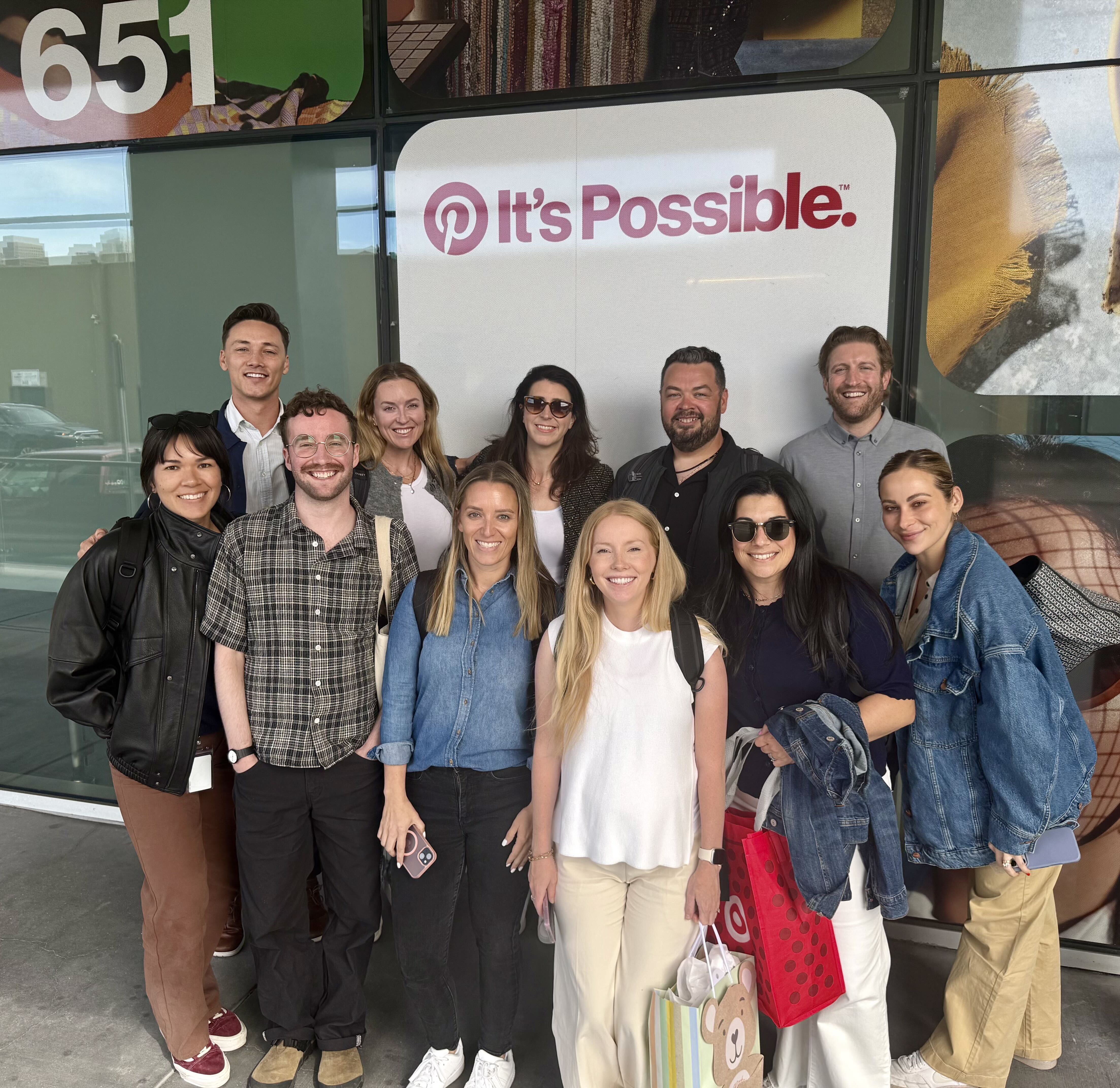 a group of people posing for a photo