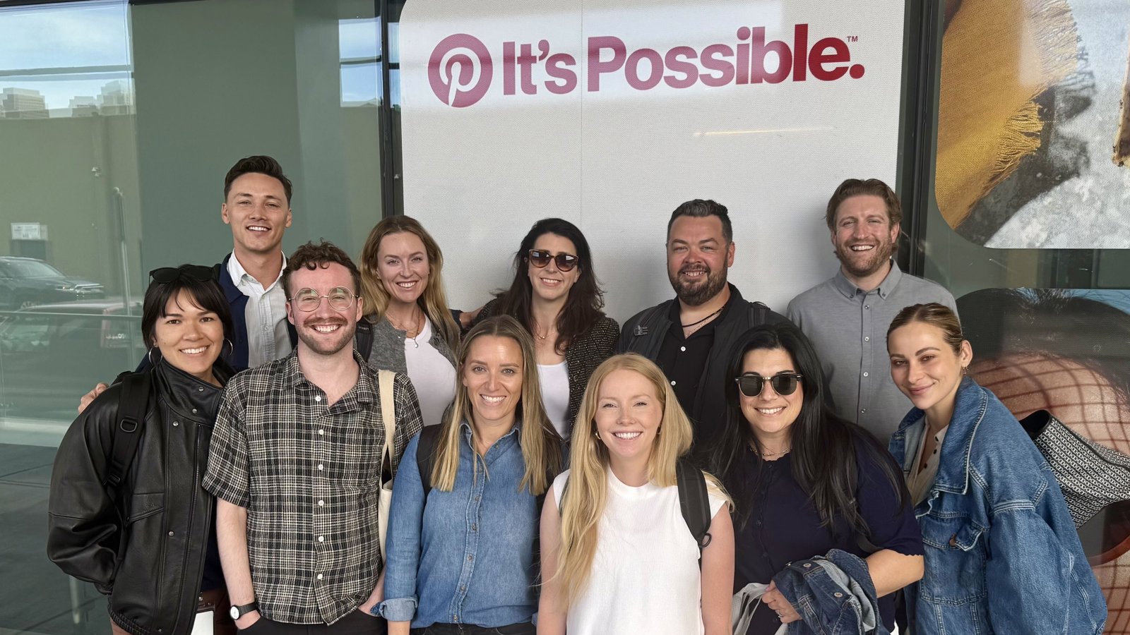 a group of people posing for a photo
