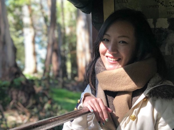 a person smiling at camera