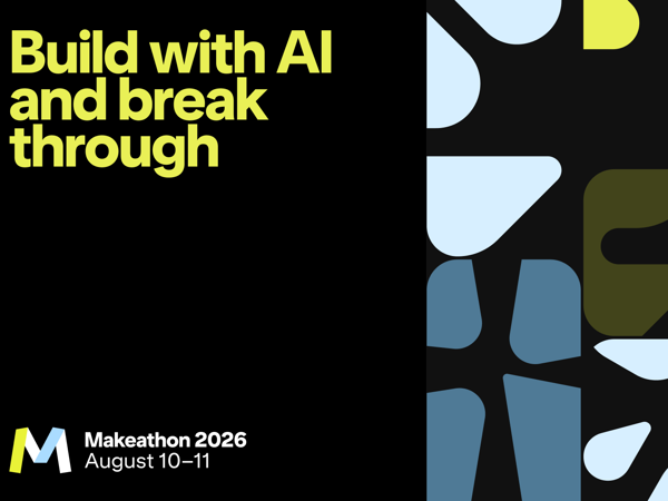 a black and blue poster with yellow text