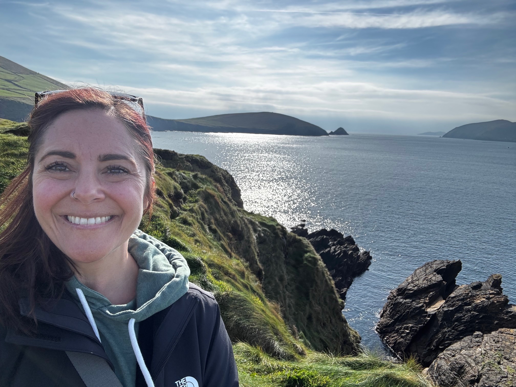 a person smiling at the camera