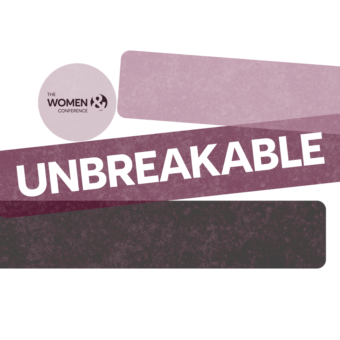 a purple and white rectangles with white text